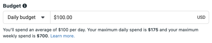 Daily Budget Flexibility